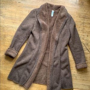 Cozy coat 3/4 sweater coatagan